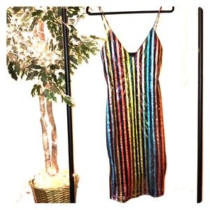 Multicolor Party Dress